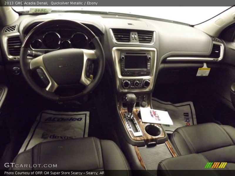 Quicksilver Metallic / Ebony 2013 GMC Acadia Denali