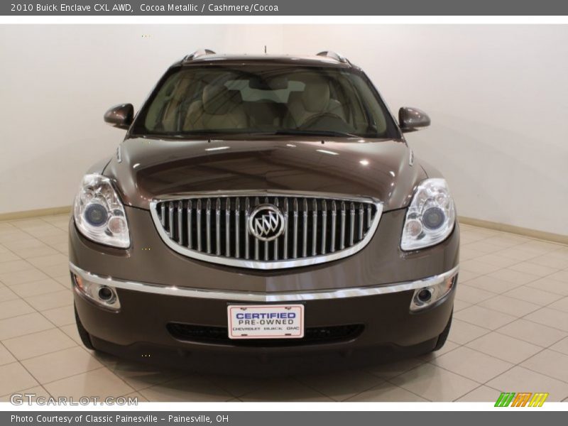 Cocoa Metallic / Cashmere/Cocoa 2010 Buick Enclave CXL AWD