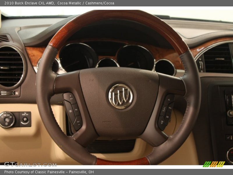 Cocoa Metallic / Cashmere/Cocoa 2010 Buick Enclave CXL AWD