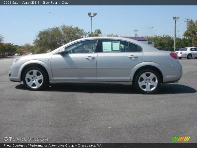 Silver Pearl / Gray 2008 Saturn Aura XE 3.5