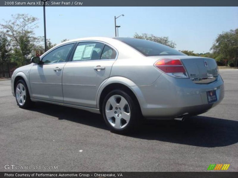 Silver Pearl / Gray 2008 Saturn Aura XE 3.5