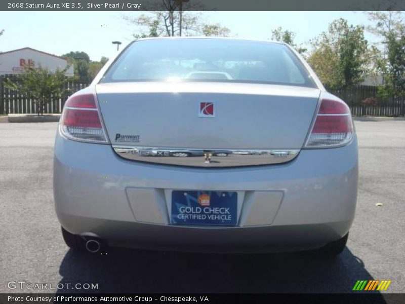 Silver Pearl / Gray 2008 Saturn Aura XE 3.5