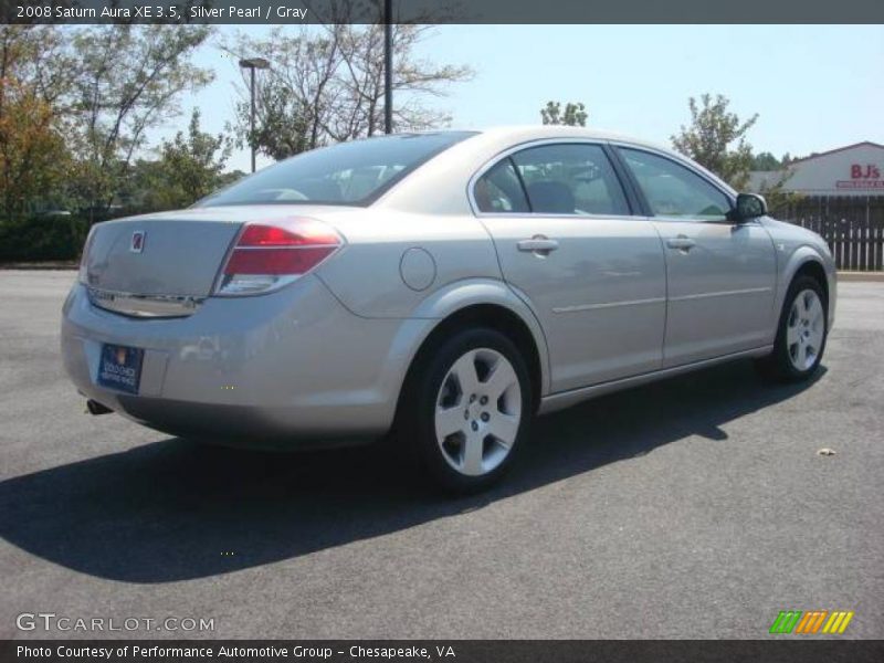 Silver Pearl / Gray 2008 Saturn Aura XE 3.5