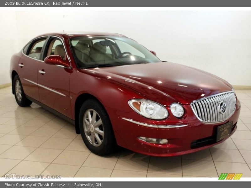 Red Jewel / Neutral 2009 Buick LaCrosse CX