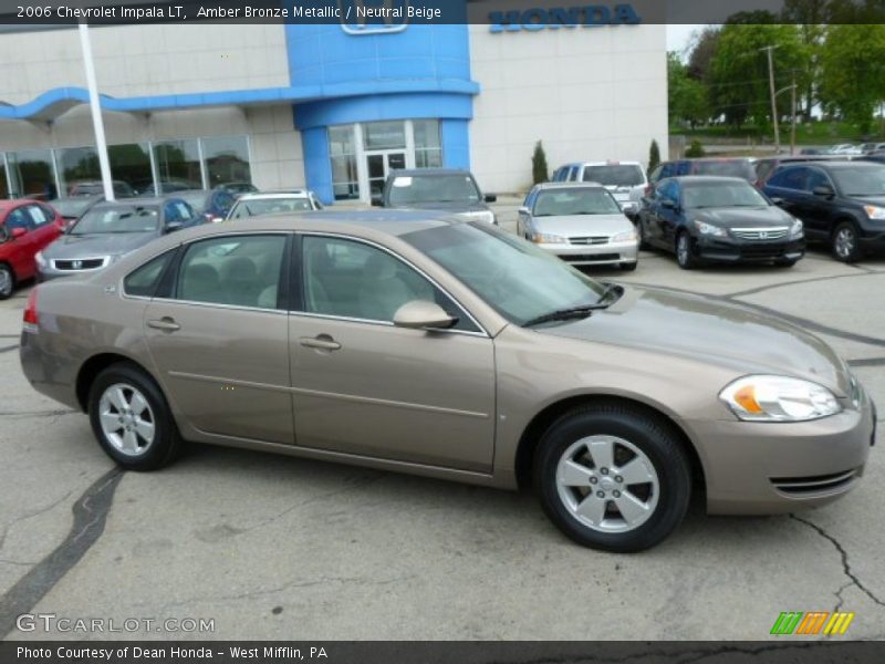 Amber Bronze Metallic / Neutral Beige 2006 Chevrolet Impala LT