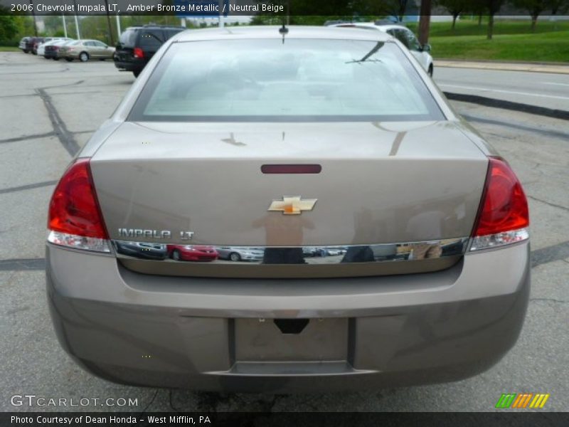 Amber Bronze Metallic / Neutral Beige 2006 Chevrolet Impala LT