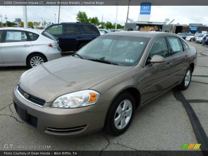 Amber Bronze Metallic / Neutral Beige 2006 Chevrolet Impala LT