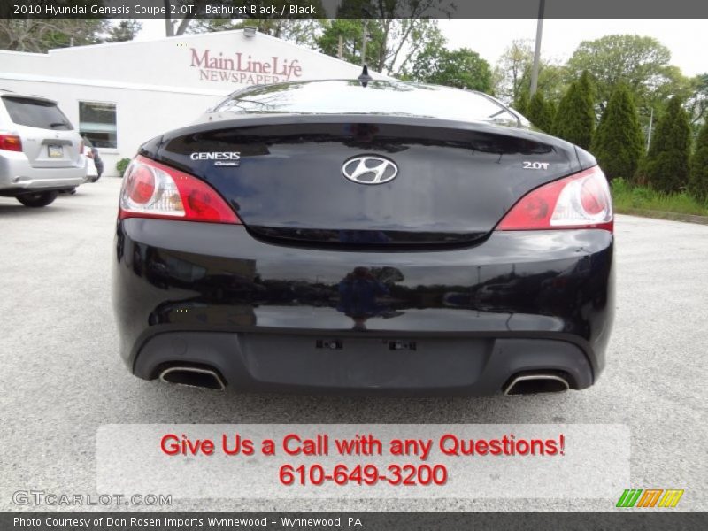 Bathurst Black / Black 2010 Hyundai Genesis Coupe 2.0T