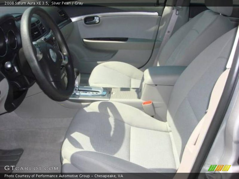Silver Pearl / Gray 2008 Saturn Aura XE 3.5