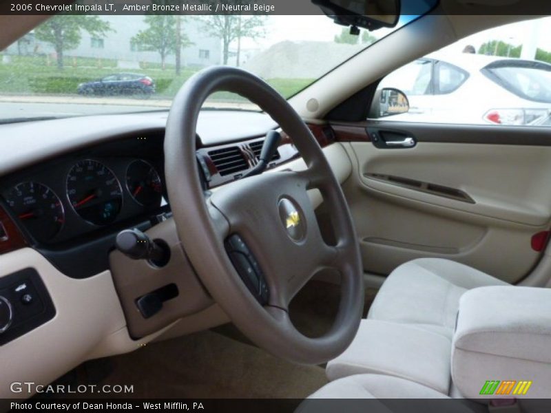 Amber Bronze Metallic / Neutral Beige 2006 Chevrolet Impala LT