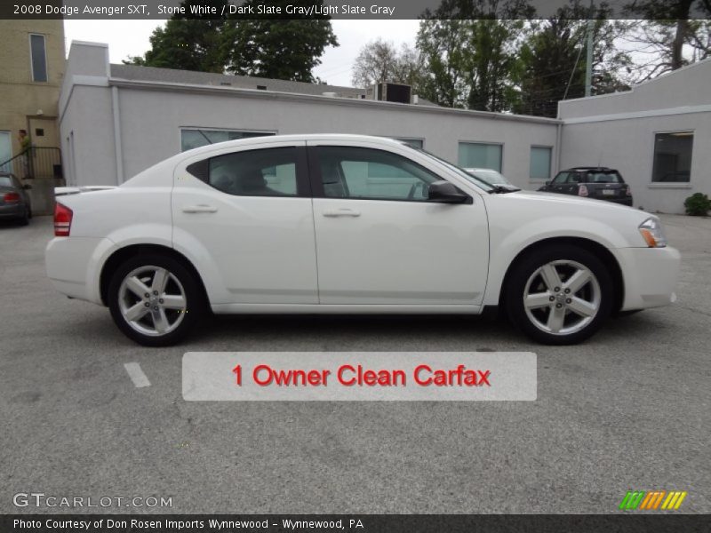 Stone White / Dark Slate Gray/Light Slate Gray 2008 Dodge Avenger SXT