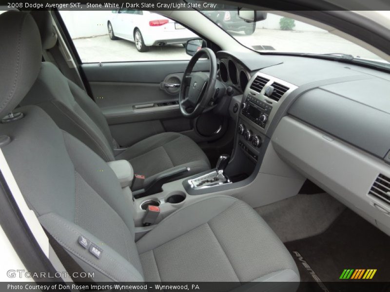 Stone White / Dark Slate Gray/Light Slate Gray 2008 Dodge Avenger SXT