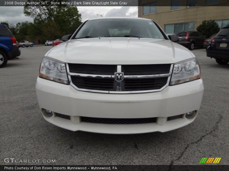 Stone White / Dark Slate Gray/Light Slate Gray 2008 Dodge Avenger SXT