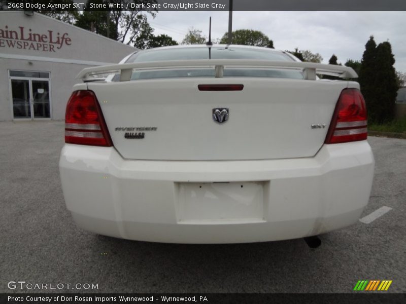 Stone White / Dark Slate Gray/Light Slate Gray 2008 Dodge Avenger SXT