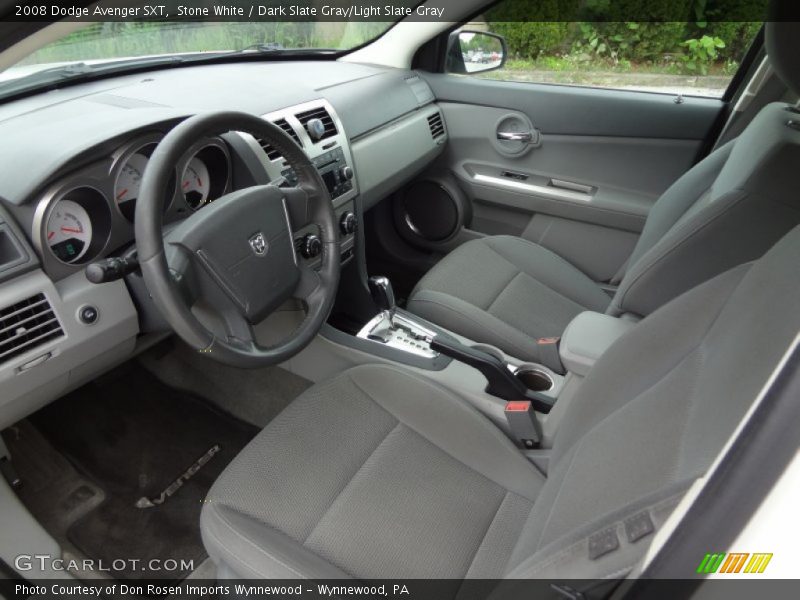 Stone White / Dark Slate Gray/Light Slate Gray 2008 Dodge Avenger SXT