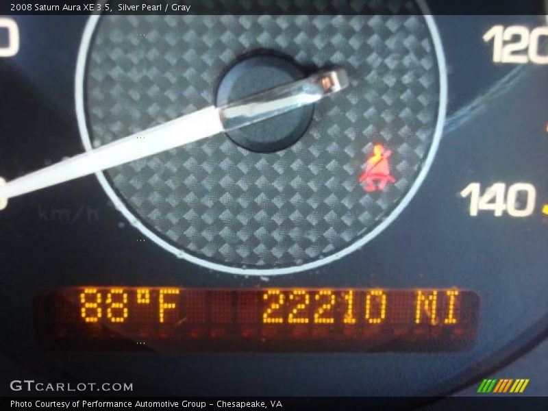 Silver Pearl / Gray 2008 Saturn Aura XE 3.5