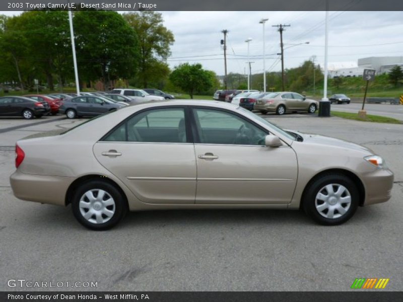 Desert Sand Mica / Taupe 2003 Toyota Camry LE