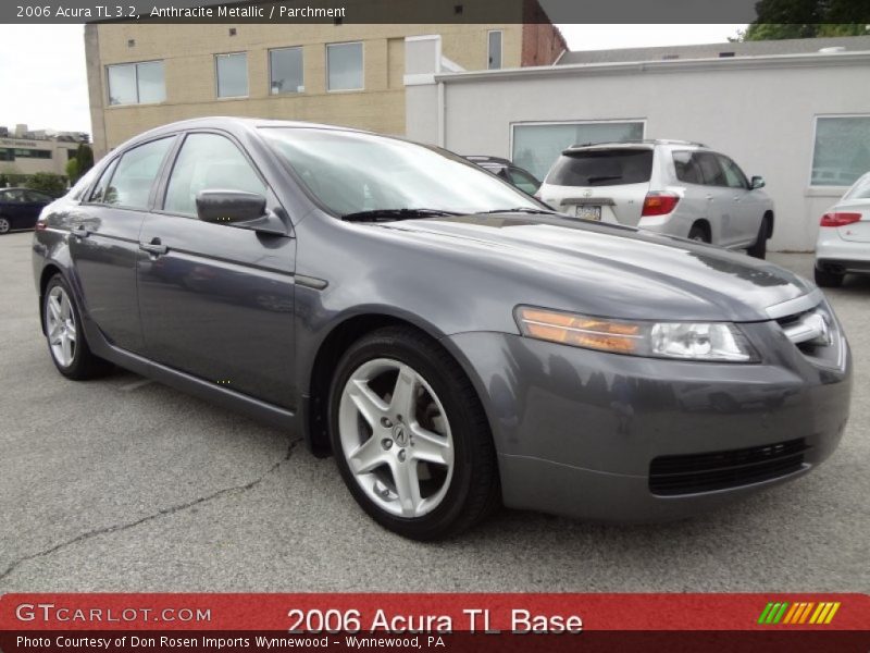Anthracite Metallic / Parchment 2006 Acura TL 3.2
