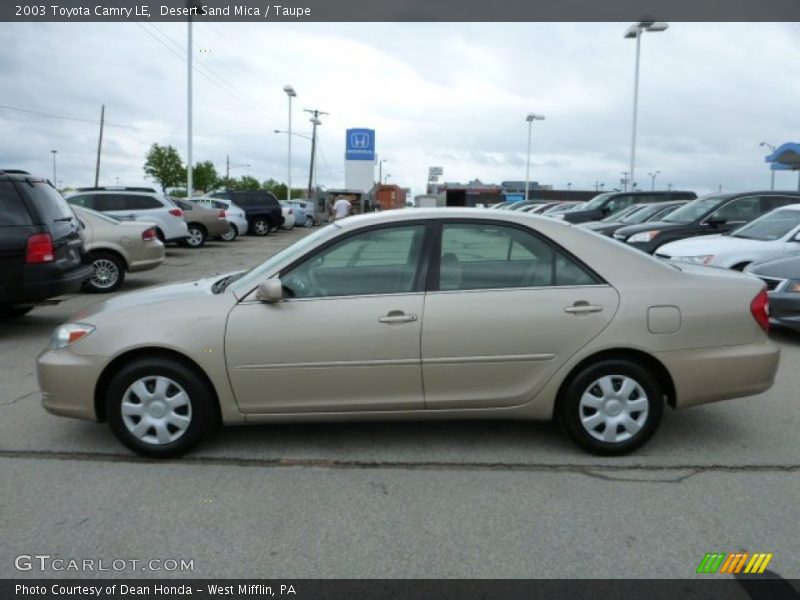 Desert Sand Mica / Taupe 2003 Toyota Camry LE