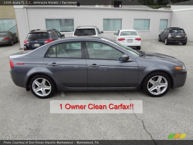 Anthracite Metallic / Parchment 2006 Acura TL 3.2