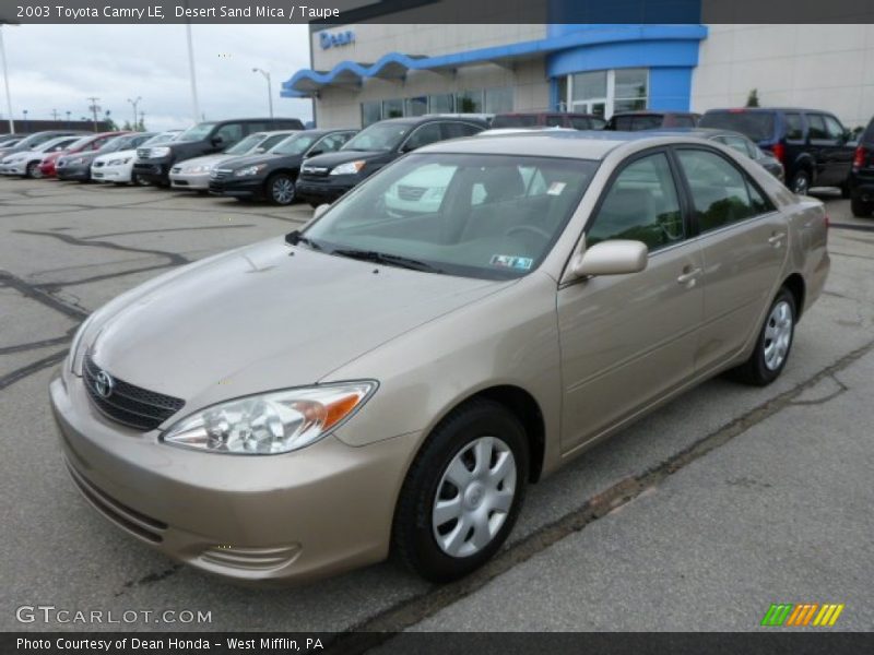 Desert Sand Mica / Taupe 2003 Toyota Camry LE