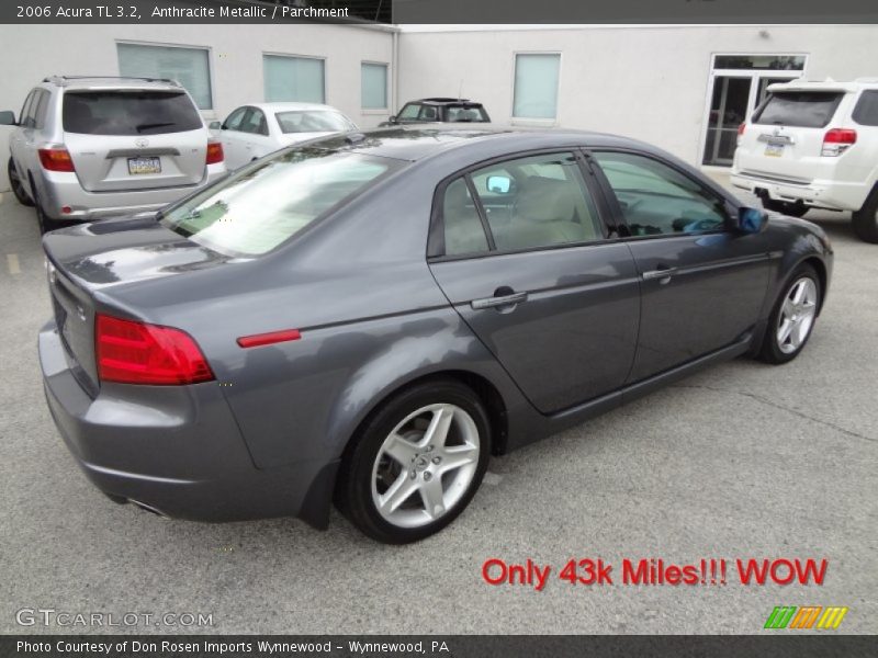 Anthracite Metallic / Parchment 2006 Acura TL 3.2