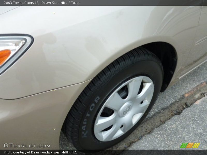 Desert Sand Mica / Taupe 2003 Toyota Camry LE