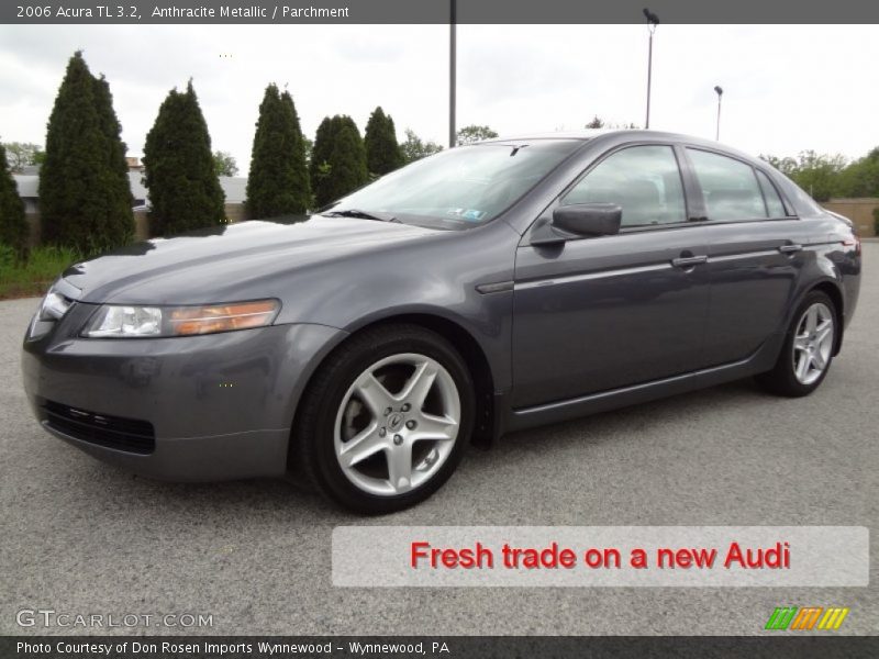 Anthracite Metallic / Parchment 2006 Acura TL 3.2