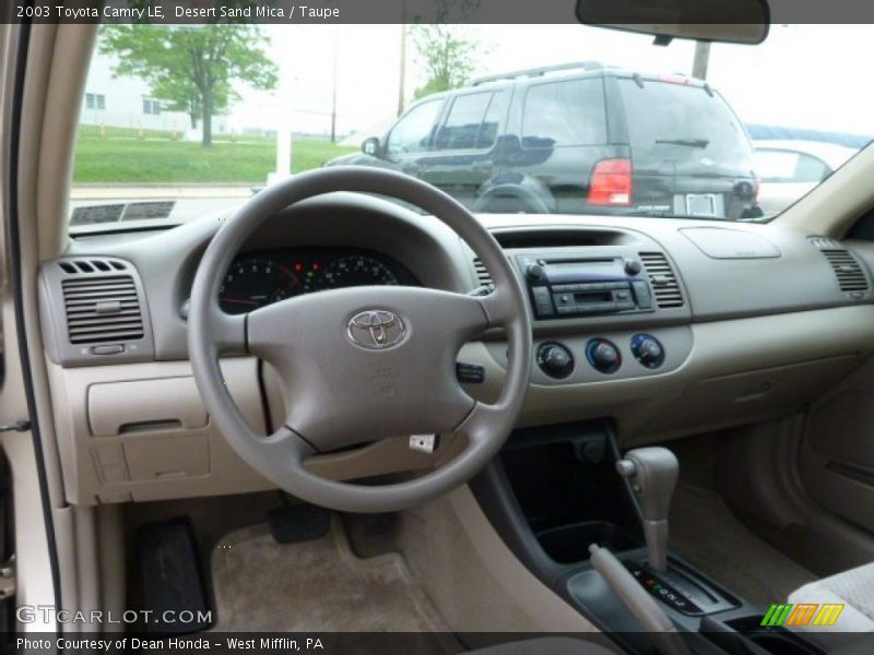 Desert Sand Mica / Taupe 2003 Toyota Camry LE