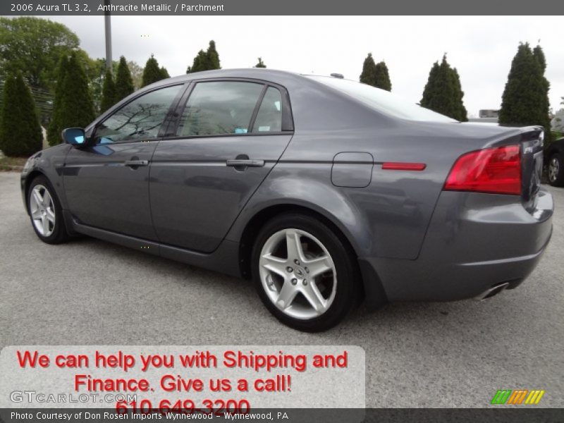 Anthracite Metallic / Parchment 2006 Acura TL 3.2