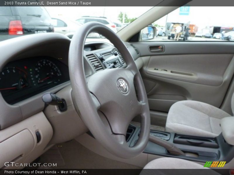 Desert Sand Mica / Taupe 2003 Toyota Camry LE