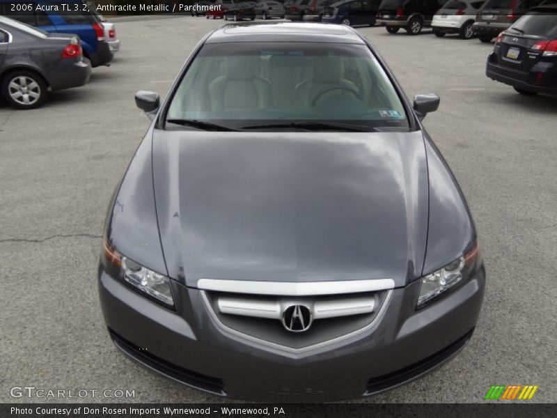 Anthracite Metallic / Parchment 2006 Acura TL 3.2