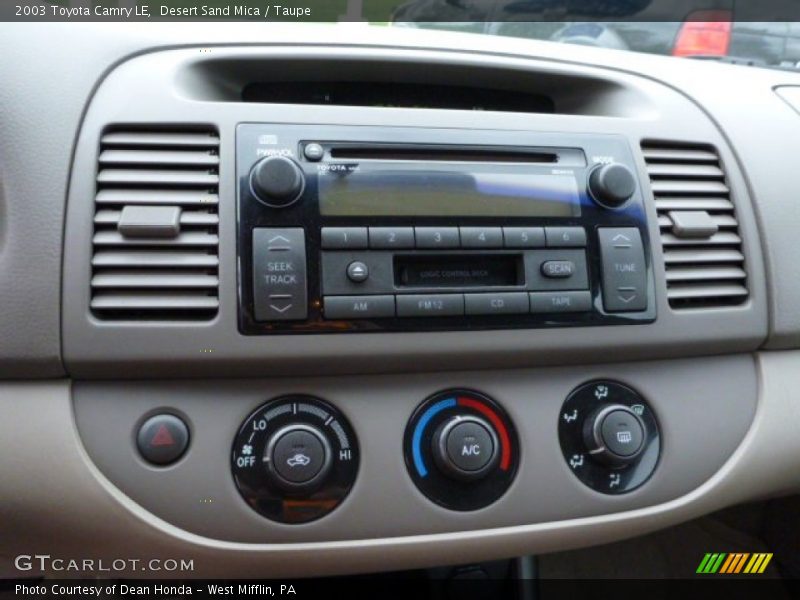 Desert Sand Mica / Taupe 2003 Toyota Camry LE