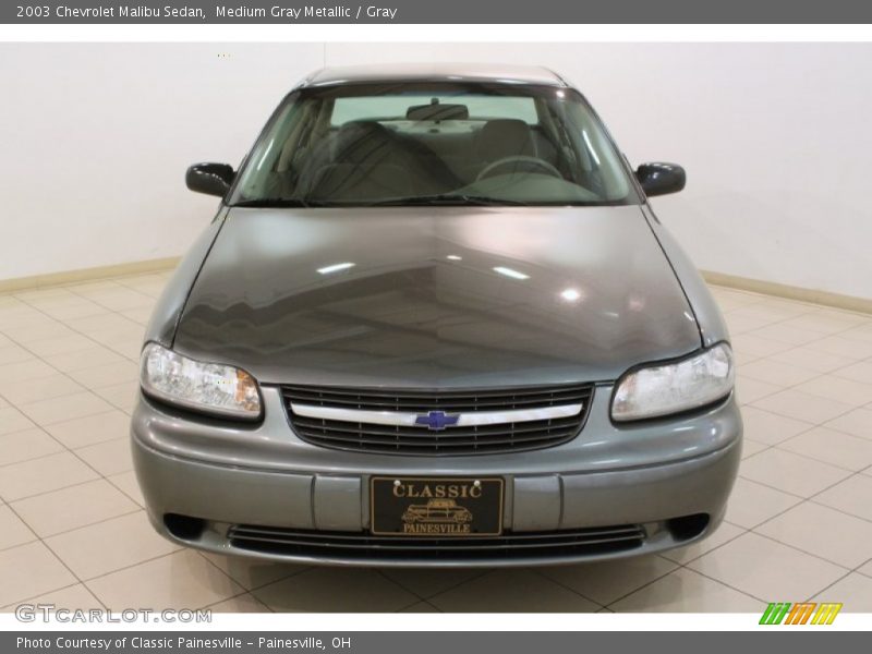 Medium Gray Metallic / Gray 2003 Chevrolet Malibu Sedan