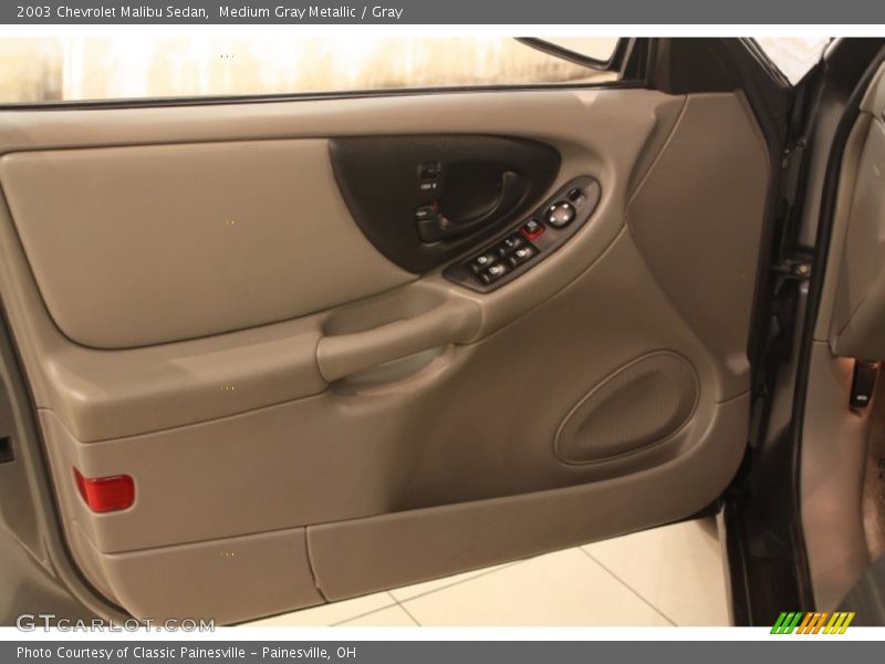 Medium Gray Metallic / Gray 2003 Chevrolet Malibu Sedan