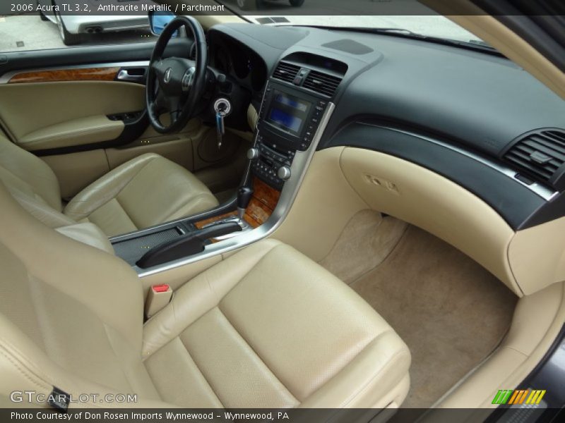 Anthracite Metallic / Parchment 2006 Acura TL 3.2