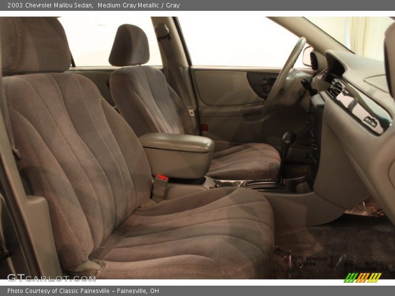 Medium Gray Metallic / Gray 2003 Chevrolet Malibu Sedan