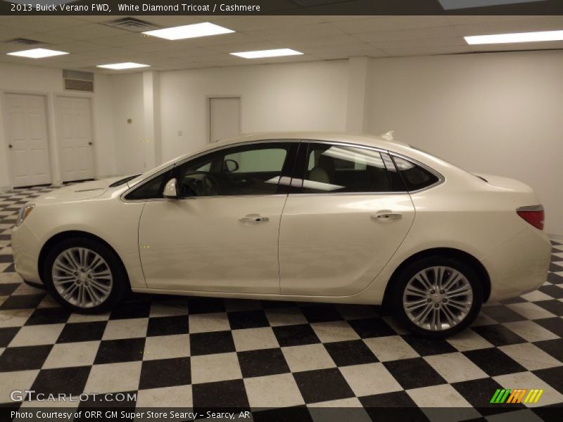 White Diamond Tricoat / Cashmere 2013 Buick Verano FWD