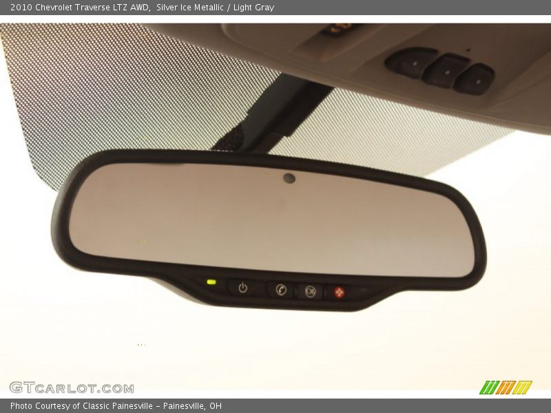 Silver Ice Metallic / Light Gray 2010 Chevrolet Traverse LTZ AWD