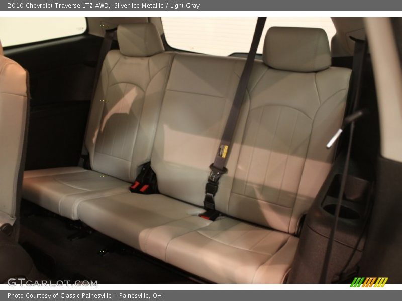 Silver Ice Metallic / Light Gray 2010 Chevrolet Traverse LTZ AWD