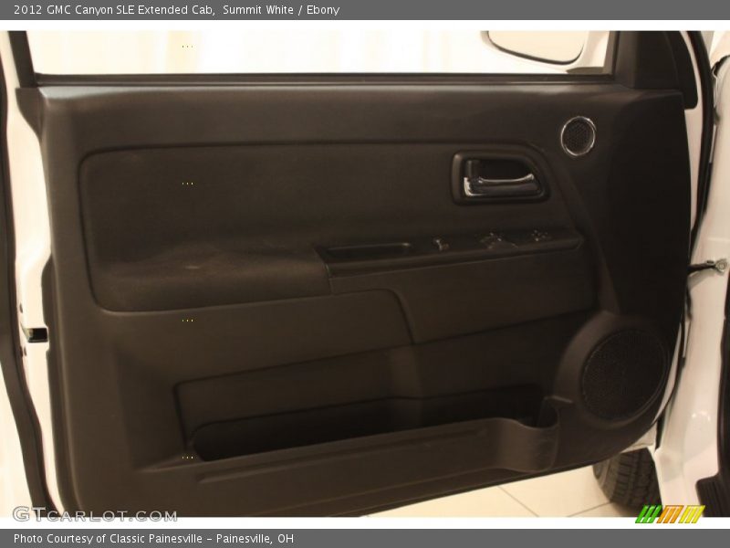 Summit White / Ebony 2012 GMC Canyon SLE Extended Cab