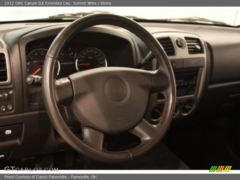 Summit White / Ebony 2012 GMC Canyon SLE Extended Cab