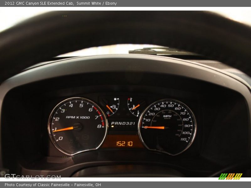 Summit White / Ebony 2012 GMC Canyon SLE Extended Cab