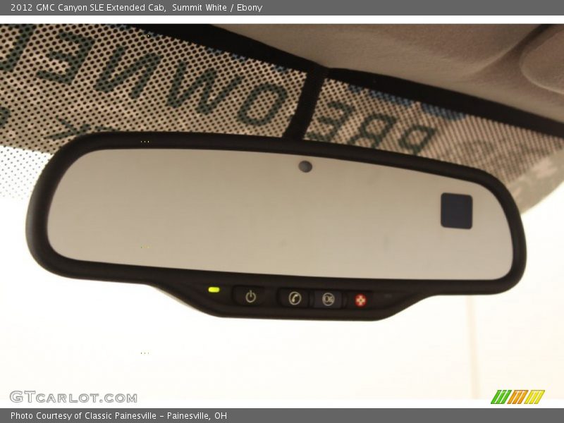Summit White / Ebony 2012 GMC Canyon SLE Extended Cab