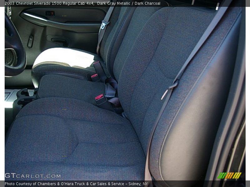 Dark Gray Metallic / Dark Charcoal 2003 Chevrolet Silverado 1500 Regular Cab 4x4