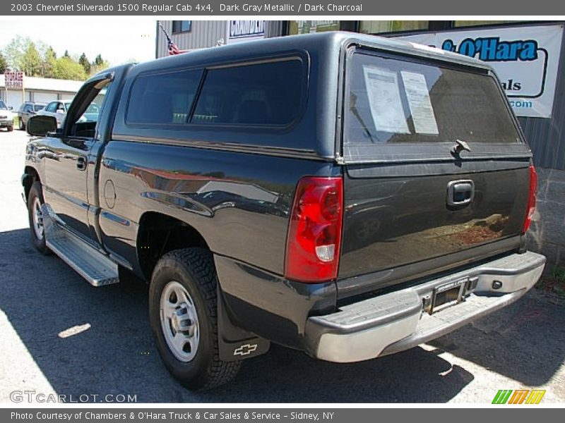 Dark Gray Metallic / Dark Charcoal 2003 Chevrolet Silverado 1500 Regular Cab 4x4