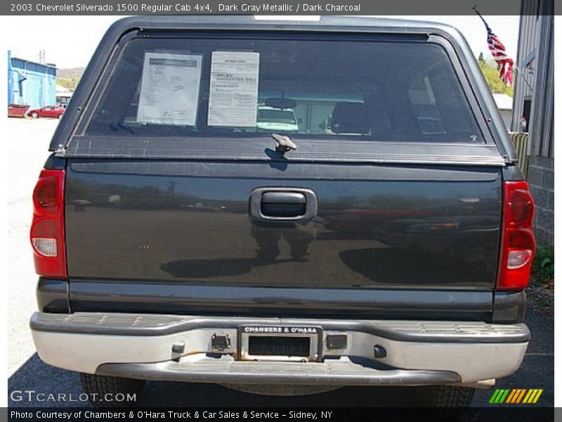 Dark Gray Metallic / Dark Charcoal 2003 Chevrolet Silverado 1500 Regular Cab 4x4