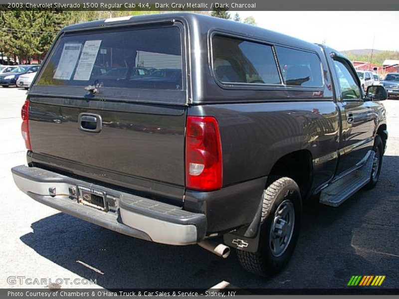 Dark Gray Metallic / Dark Charcoal 2003 Chevrolet Silverado 1500 Regular Cab 4x4