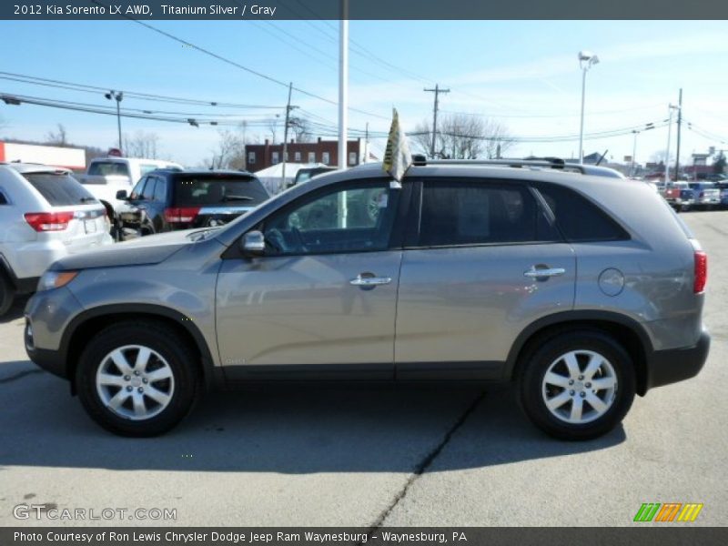 Titanium Silver / Gray 2012 Kia Sorento LX AWD