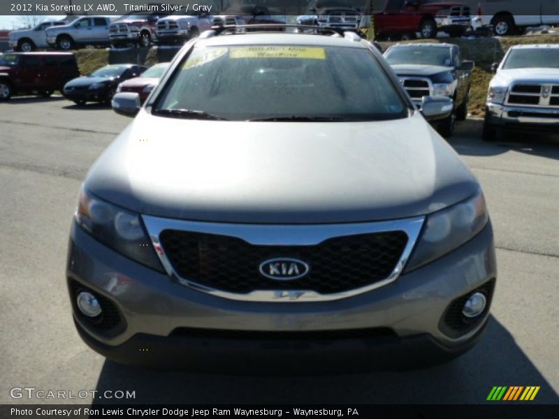 Titanium Silver / Gray 2012 Kia Sorento LX AWD